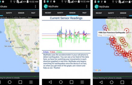 A fost lansata aplicatia care detecteaza cutremurele